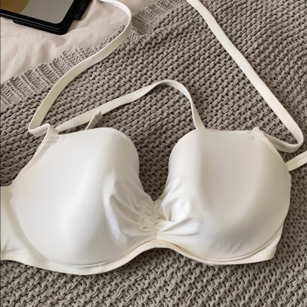 white swim top